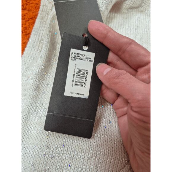 NWT Armani Exchange loop scarf with Crystals - Picture 7 of 10